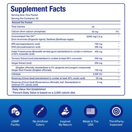 DeFlame Tendon and Ligament Supplements - Clinically Formulated Joint Support Supplement Vitamin Packs for Women and Men for Enhanced Mobility and Comfort Support - Made in the USA - 1 Month Supply