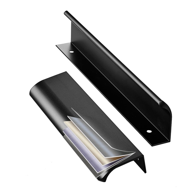 Qrity Pack of 10 164 mm Modern Kitchen Handles Curved