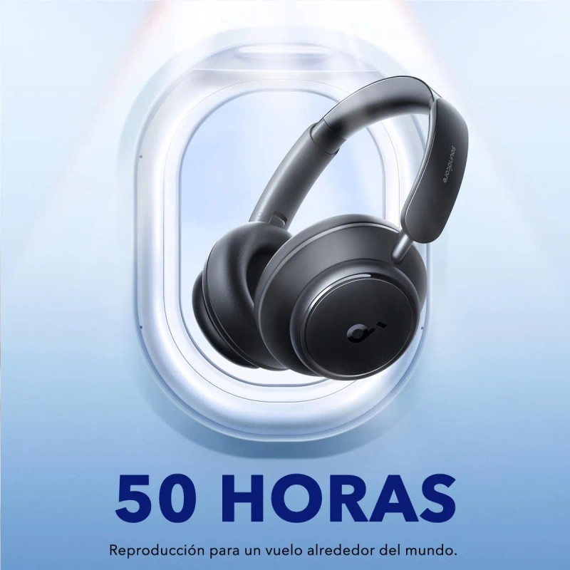 Audifonos Inalambricos Gamer Diadema Bluetooth Soundcore Space Q45 Cancelación Activa