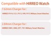 Compatible with HIRREO Military Smart Watches Charger, Magnetic Replacement Charging