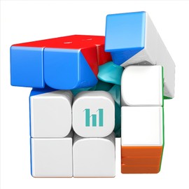 TaoLeLe 3x3 Speed Cube, HuaMeng YS3M 3x3 Magic Cube Magnetic Version Professional Stickerless Flexible Puzzle Cube for Speed Cube Enthusiasts