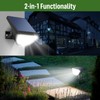 GKGG Solar Lights Outdoor Waterproof IP65, Solar Powered 76 LED
