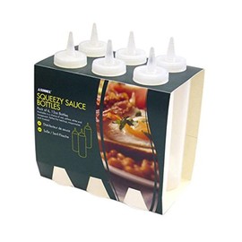 Zodiac M030016C Sauce Bottle Clear 12 oz. (Pack of 6)