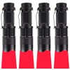 WAYLLSHINE 4 Pack Single Mode Red Light Flashlight, 1 Mode
