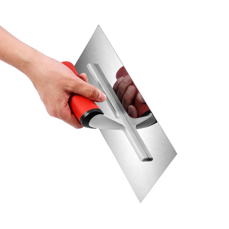 VEVOR Concrete Tools, Stainless Steel Flat Finishing Trowel, 10.9 x