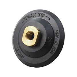 100 mm Diameter Polisher for Velcro Pads/Rubber Pads Mounting: M16 SCREWS (Zipper) Closure Wet Polishing