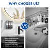 Shower Soap Dispenser Wall Mounted No Drill Shampoo Dispenser for