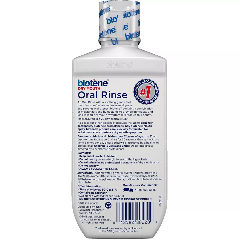biotène Biotene Dry Mouth Management Kit Mouthwash Spray Gel Oral