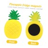 Garneck Office Decor 10pcs Refrigerator Magnets Pineapple Refrigerator Magnets Fruit
