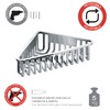 Gedy Bracket for angle objects, Chrome, 19,5x19,5x6,6