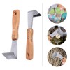DOITOOL Felled Draw Shave Knife: 2pcs Bark Removal Tool Straight