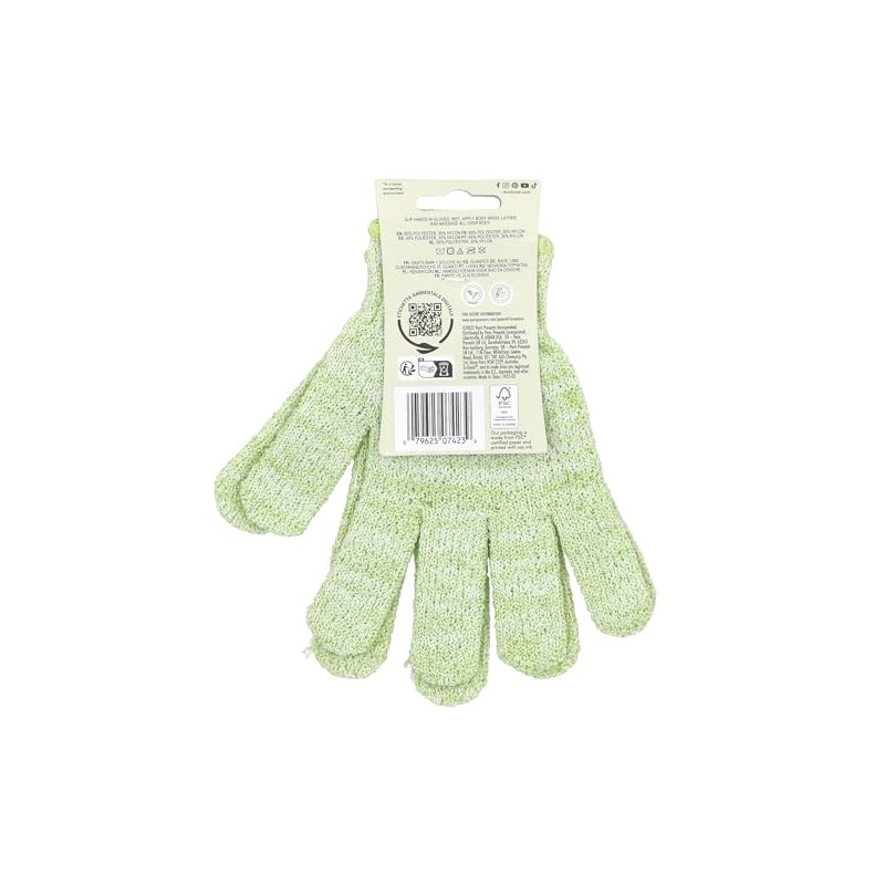 EcoTools, Exfoliating Gloves, Guante de Exfoliación para Baño, Guante para
