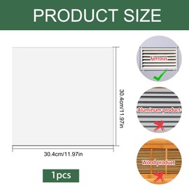 Magnetic Vent Cover, 12” × 12” Vent Cover Magnetic, Home and RV Vent Magnet Cover for Air Vents Wall Ceiling Floor,Extra Strong Magnets Air Vent/Register Covers for Home Ceiling, Wall, HVAC, AC