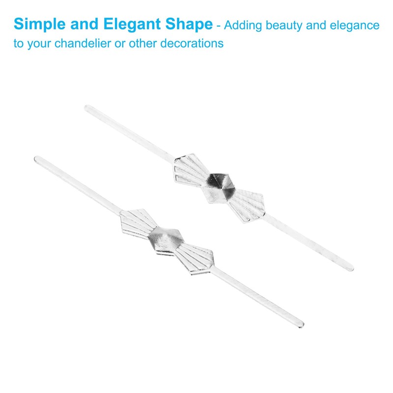 PATIKIL 45 mm/1.77 inch Chandelier Butterfly Clips, 300 Pieces Copper