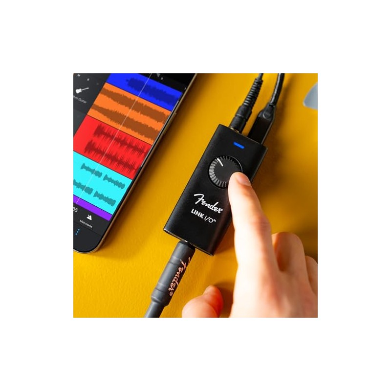 Fender Link I/O Studio Grade Audio Interface Bundle con cable
