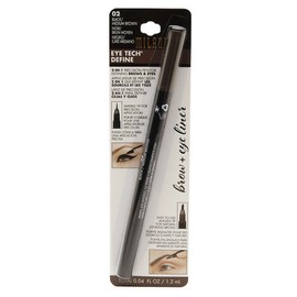 Milani Eye Tech Define - 2-in-1 Brow + Eyeliner Felt-tip Pen, Natural Taupe/Black, 0.04 Fluid Ounce