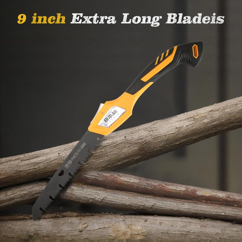 Folding Camping Saw Pruning Hand Saw, Portable Survival Saw Backpacking
