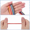 sourcing map Twisted Cord Trim, 5 Yard 4mm 3-Ply Twine