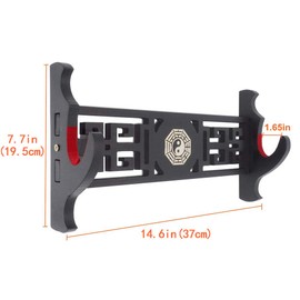 Sword Holder Wall Mount Chinese Tai Chi Bagua Style, Samurai Sword Display Stand,1 Tier