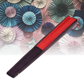 Japanese Style Fan, Lightweight, For Dancing, Easy To Carry, For Men, Women, Japanese Dance, New Dance, Folk Songs (Red)