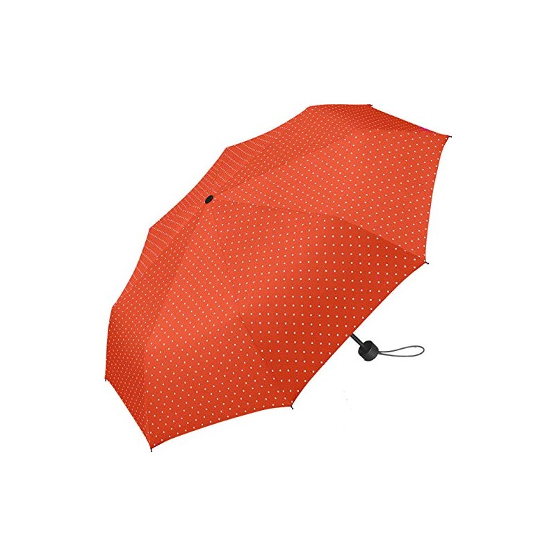 Super Mini Flash Manual Women's Pocket Umbrella Dots Orange, orange