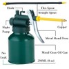 2 Sets Green Metal Oil Can with 3 Spouts-9 in.