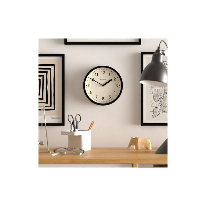 Jones Clocks® The Spin - Small Wall Clock - Modern