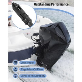 HZSIFU 18920A1 Dribble Gear Oil Reservoir Valve Kit Fits for MerCruiser Stern Drives Alpha 1 Gen 2 Bravo 1 2 3 X XR XZ Motors with 2PCs 2548171 O-Rings