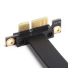 Extension Cable PCIE 1X Dual 90° Network Adapter with LED