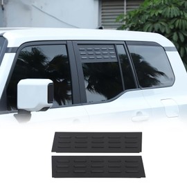 Fgtagtal Window Air Vent Fit for Toyota Land Cruiser 250 Prado J250 LC250 2024 2025, Aluminum Side Window Louvers Air Vent Cover, Rear Window Air Vent Shades Cover Trim Accessories, 2PCS