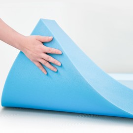 CHUN YI 2 inch Memory Foam Mattress Topper Full Size, Gel Infused Double Bed Mattress Topper for Pressure Relief, CertiPUR-US Certified