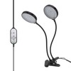 Plant Grow Light Timing 5 Dimmable Levels Waterproof Dual Head