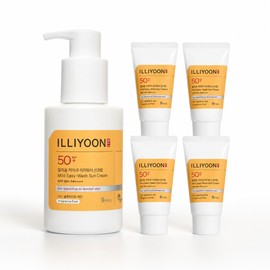 Illyyoon Illiyoon Hypoallergenic Easy Wash Sun Cream 270ml Special Set (4 pieces of 150+30ml) / 일리윤 저자극 이지워시 선크림 270ml 기획세트 (150+30ml 4개)
