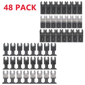 48 Pack Bi-metal Oscillating Multi Tool Saw Blade Suitable For  Dremel Makita