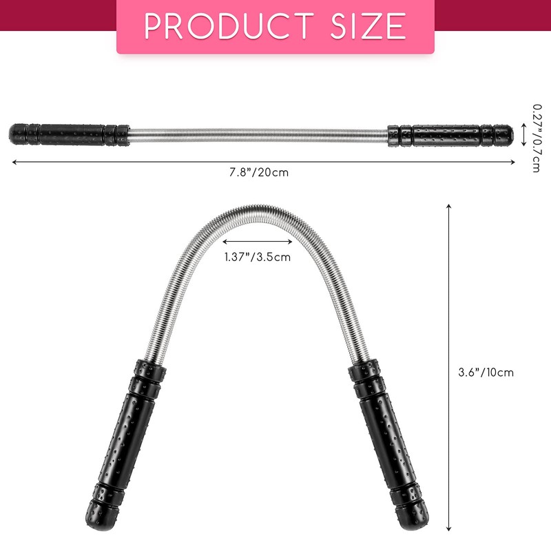 2 Pieces Facial Hair Remover Spring Eyebrow Face Epilator Threading