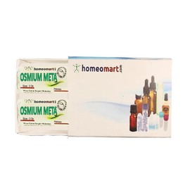 homeomart.com Homeomart.com Osmium Metallicum Homeopathy Pellets (Pills) in 200C Potency, Pack of 2