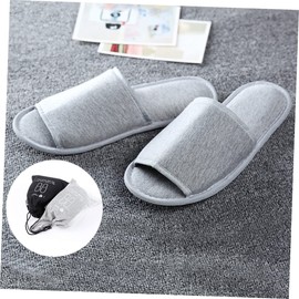 Healeved Pantuflas De Viaje Plegables Ligeras Y Portátiles Para Hombres Y Mujeres Antideslizantes Y Lavables Para Hogar Y Hotel Gris