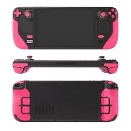 TALONGAMES Controller Grips Compatible with Steam Deck OLED/Steam Deck Controllers, Anti-Slip, Sweat-Absorbent, Textured Skin kit, for Handle Grips, Buttons, Triggers, D-pad (Ultra - Pink)