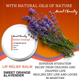 100% Natural Lip Balm 30ML Natural Cold Sore Prevention Treatment Moisturising Lip Balm Natural Ingredients Only - Lip Balm - Lip Repair - Lip Moisturiser Best Lip Balm For Cracked Lips MADE IN UK