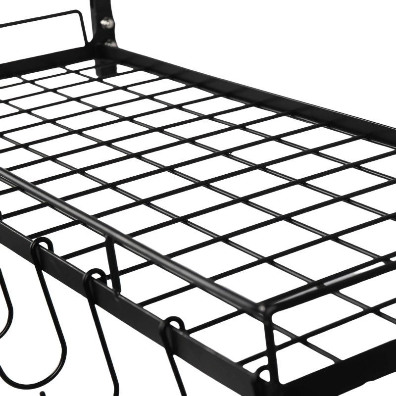 Pot and Pan Rack Organizer Hanger Storage Wall Holder Kitchen