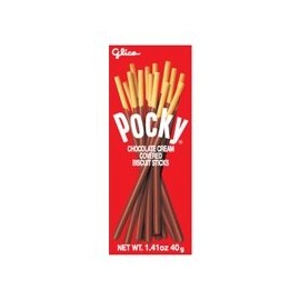 Pocky Biscuit Stick, Chocolate Cream Covered, 1.41 Ounce (Pack of 20)