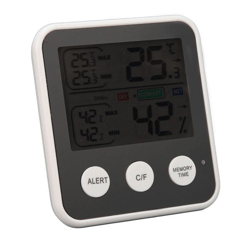 LCD Digital Display Thermometer Hygrometer Temperature Humidity Meter Gauge Hygrothermograph