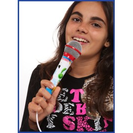 Bontempi | KeyTune Mic - Microfono Unidirezionale a Condensatore per Tastiere Giocattolo, Rosso