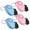2 Pack Safe Sound Personal Alarm, Blue+Pink 130DB Personal Security