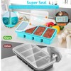 Ztomine Silicone Freezer Tray With Lid - Silicone Freezer Food