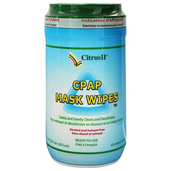 Citrus Magic CPAP Mask Cleaner Wipes 62 ct