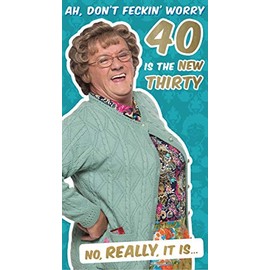 Mrs Brown's Boys Age 40 Birthday Card