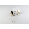Dany Marcus Transparent Acrylic Hole Punch with Gold Metal Paper