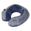 Self Inflatable Travel Pillow U Shaped Portable Neck Chain Support