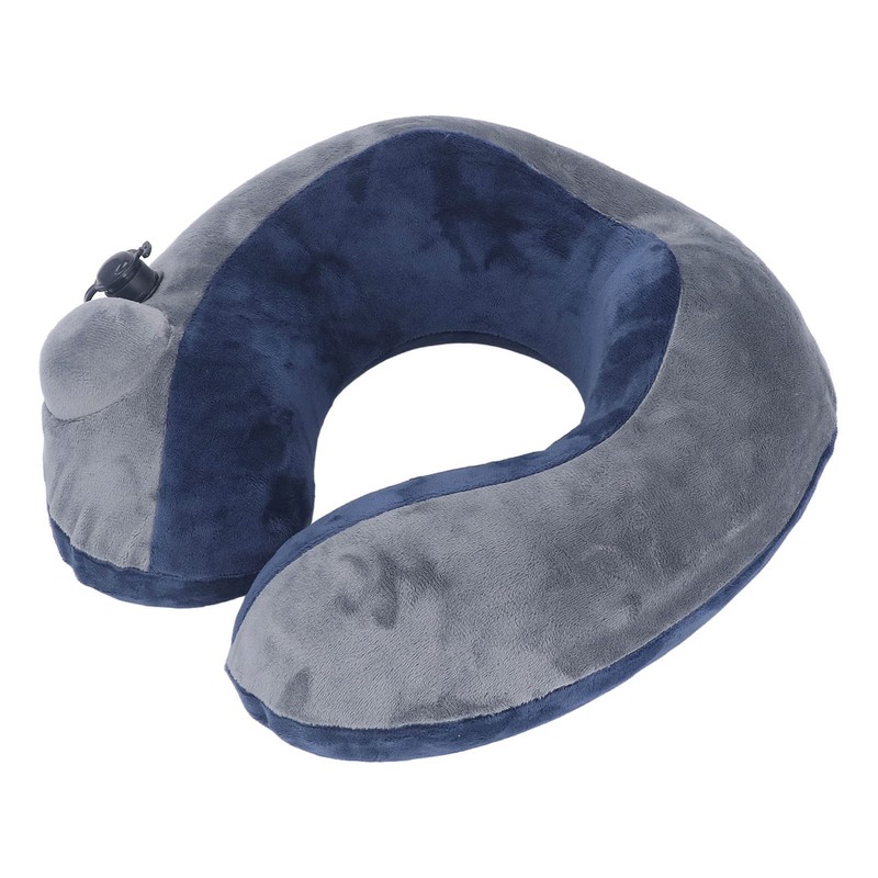 Self Inflatable Travel Pillow U Shaped Portable Neck Chain Support